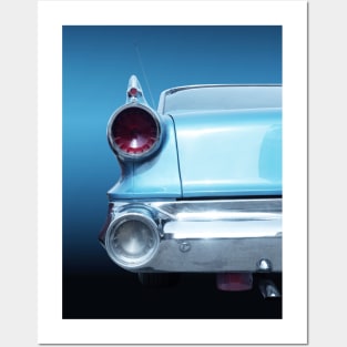 American classic car Dart Pioneer 1960 Rear Posters and Art